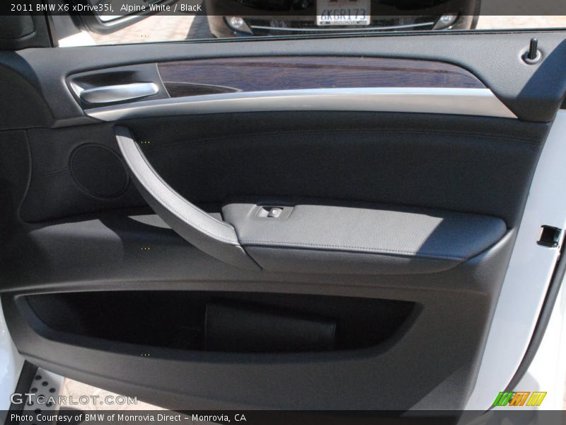Alpine White / Black 2011 BMW X6 xDrive35i