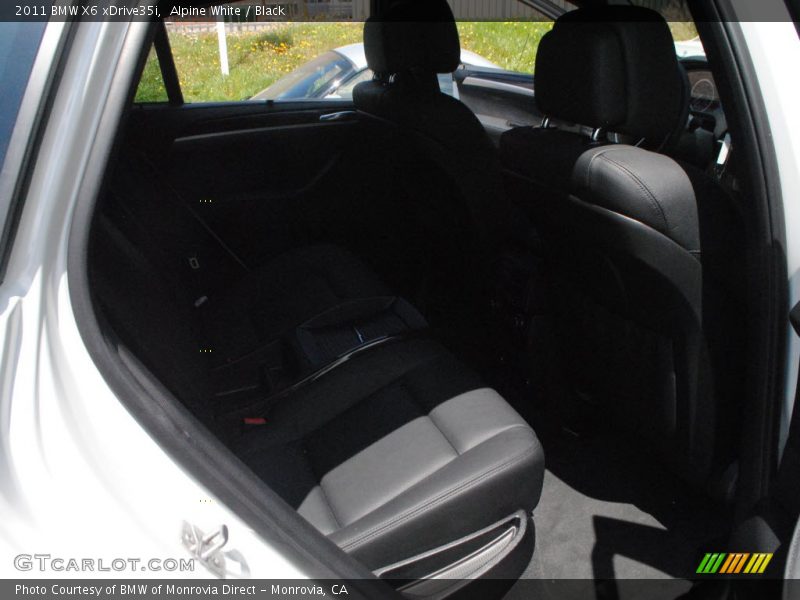 Alpine White / Black 2011 BMW X6 xDrive35i
