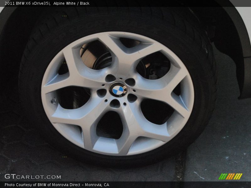 Alpine White / Black 2011 BMW X6 xDrive35i