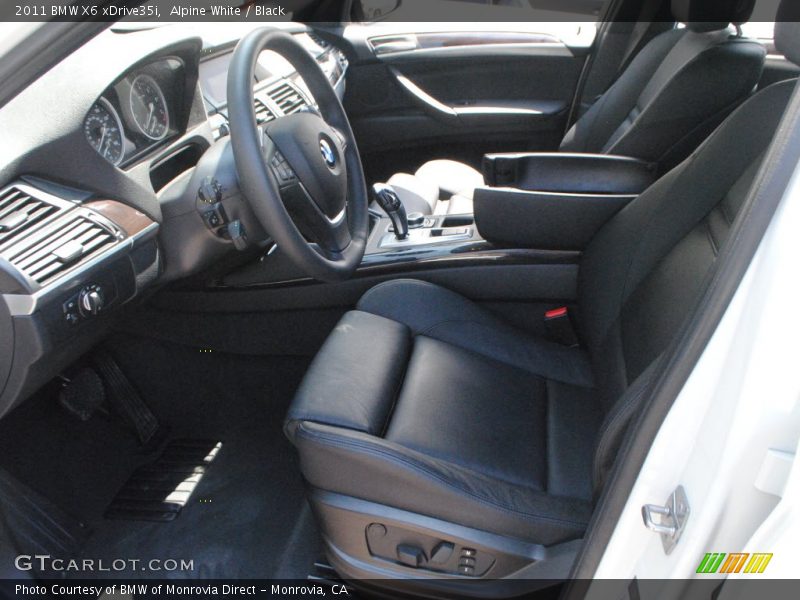Alpine White / Black 2011 BMW X6 xDrive35i