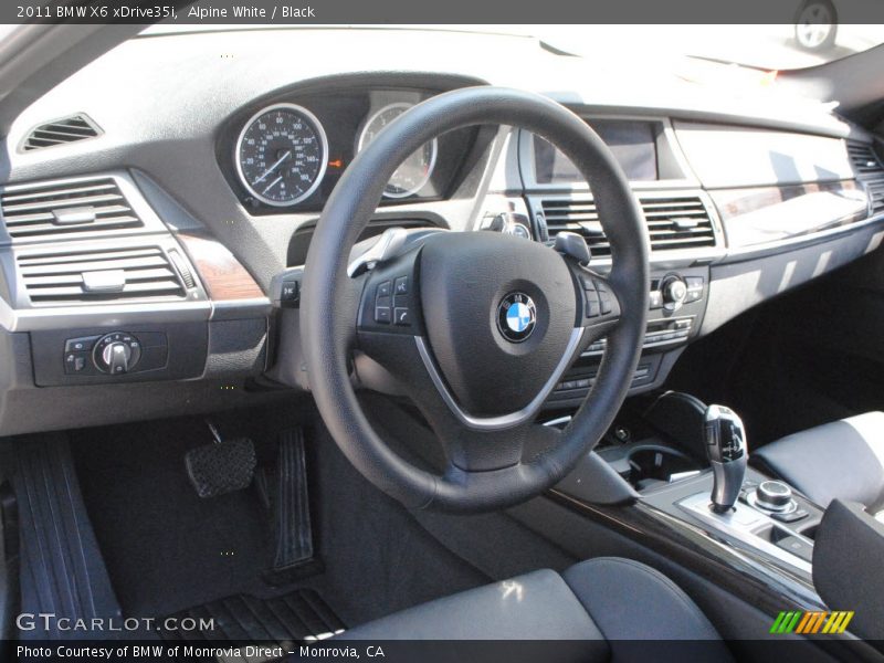 Alpine White / Black 2011 BMW X6 xDrive35i