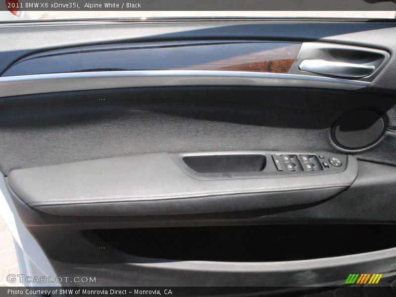 Alpine White / Black 2011 BMW X6 xDrive35i