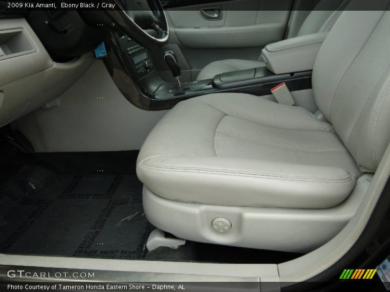 Ebony Black / Gray 2009 Kia Amanti