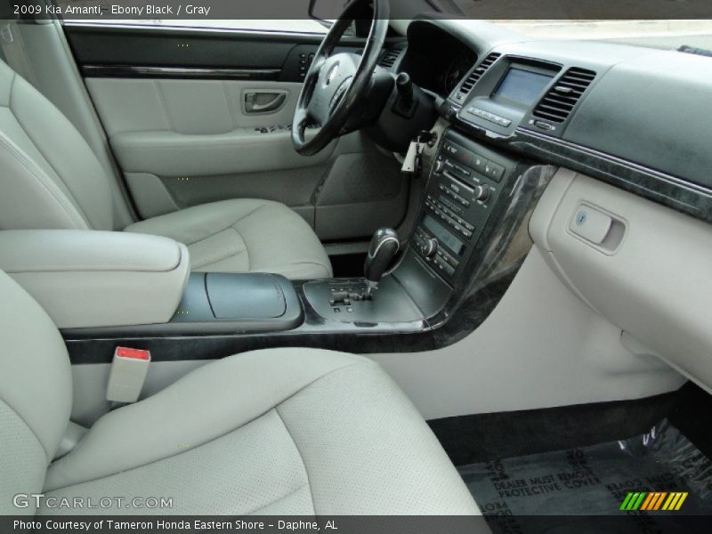 Ebony Black / Gray 2009 Kia Amanti