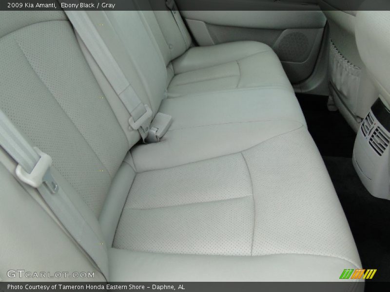 Ebony Black / Gray 2009 Kia Amanti