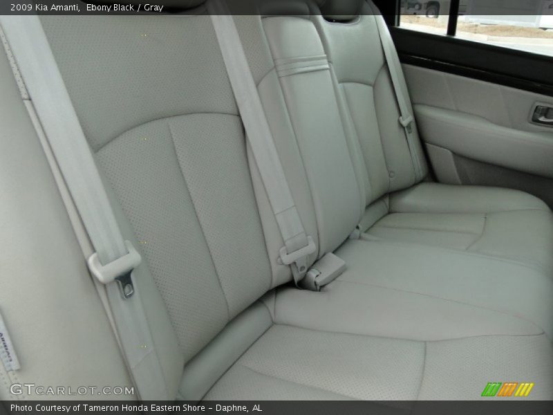 Ebony Black / Gray 2009 Kia Amanti