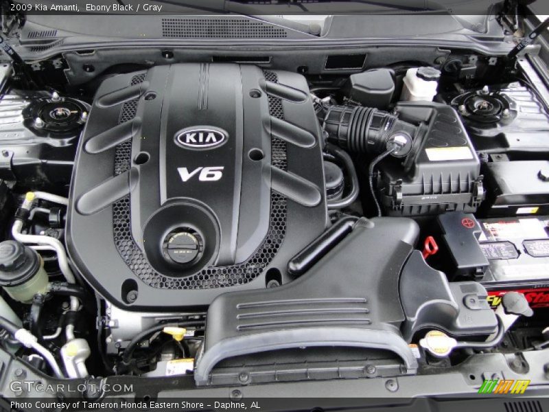 Ebony Black / Gray 2009 Kia Amanti