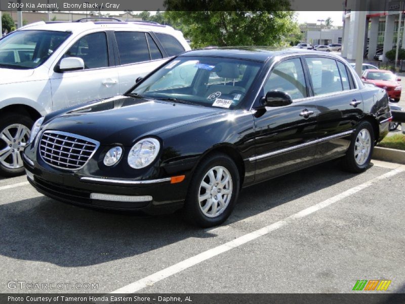 Ebony Black / Gray 2009 Kia Amanti