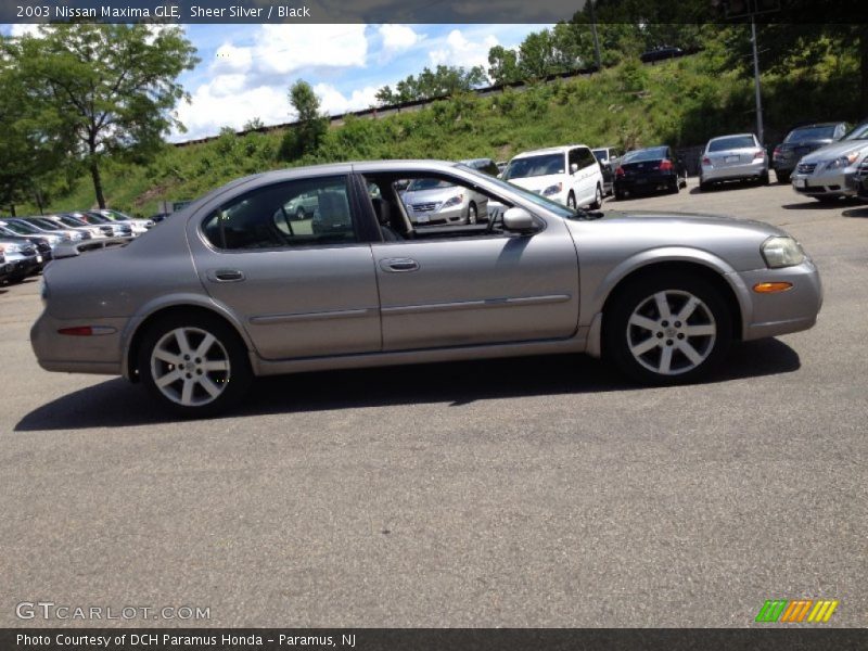 Sheer Silver / Black 2003 Nissan Maxima GLE