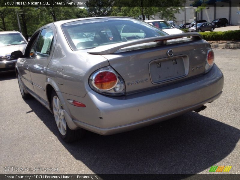 Sheer Silver / Black 2003 Nissan Maxima GLE