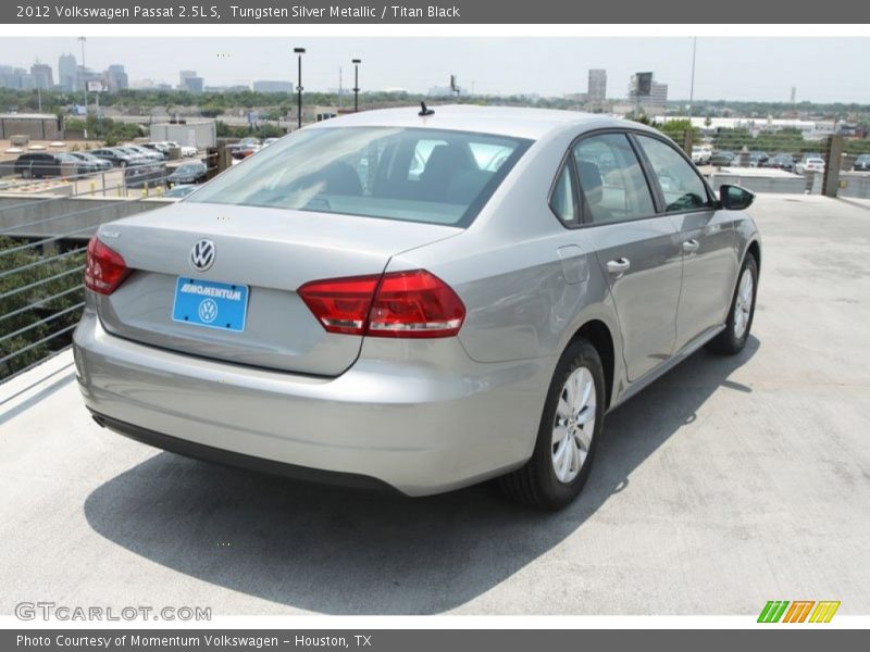 Tungsten Silver Metallic / Titan Black 2012 Volkswagen Passat 2.5L S
