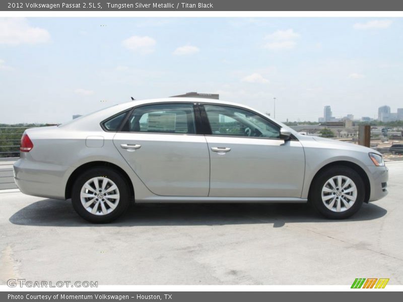 Tungsten Silver Metallic / Titan Black 2012 Volkswagen Passat 2.5L S