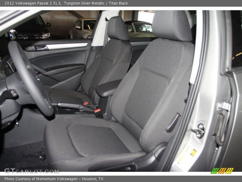 Tungsten Silver Metallic / Titan Black 2012 Volkswagen Passat 2.5L S