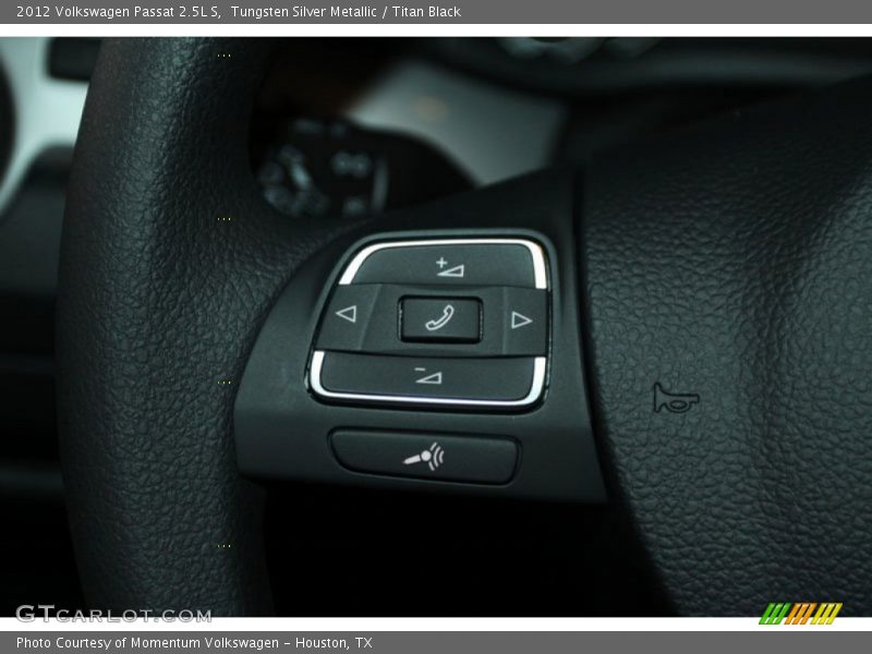 Tungsten Silver Metallic / Titan Black 2012 Volkswagen Passat 2.5L S