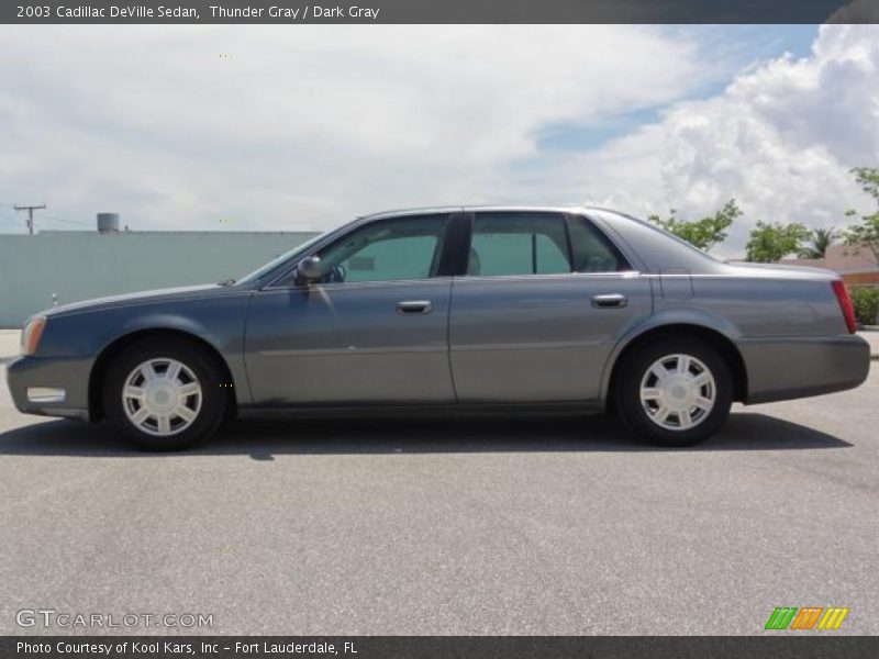 Thunder Gray / Dark Gray 2003 Cadillac DeVille Sedan