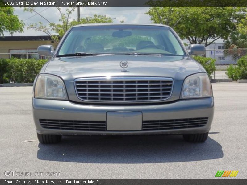 Thunder Gray / Dark Gray 2003 Cadillac DeVille Sedan