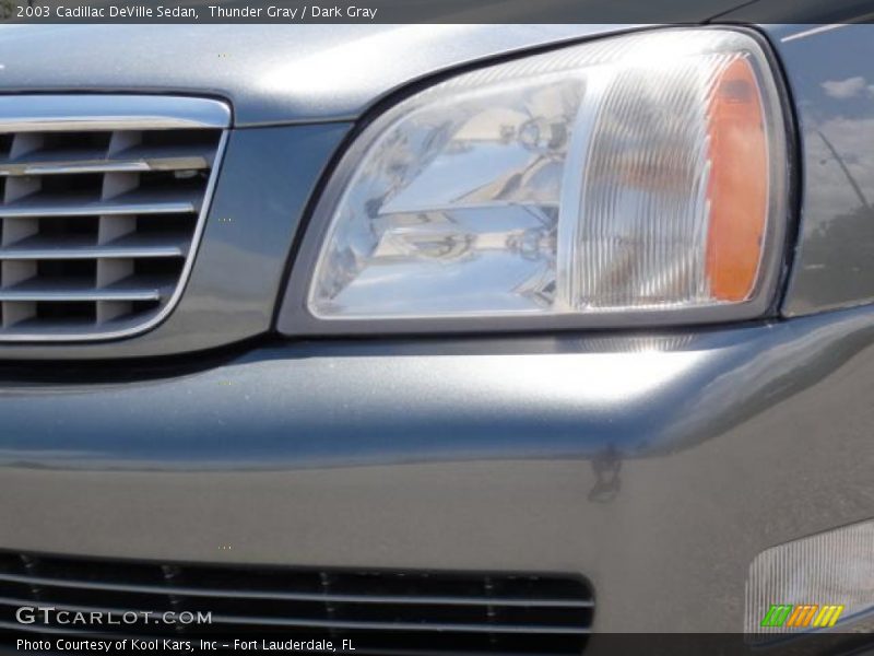 Thunder Gray / Dark Gray 2003 Cadillac DeVille Sedan
