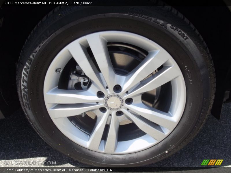 Black / Black 2012 Mercedes-Benz ML 350 4Matic