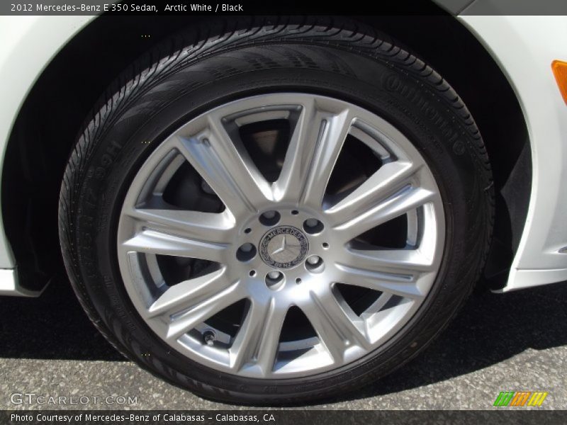 Arctic White / Black 2012 Mercedes-Benz E 350 Sedan