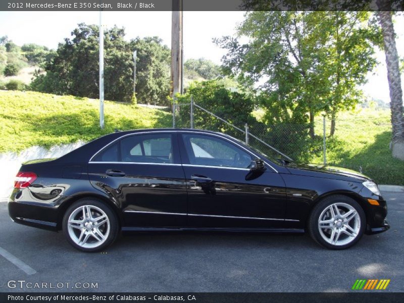 Black / Black 2012 Mercedes-Benz E 350 Sedan