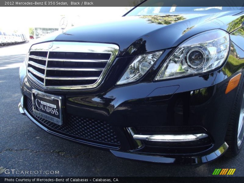 Black / Black 2012 Mercedes-Benz E 350 Sedan