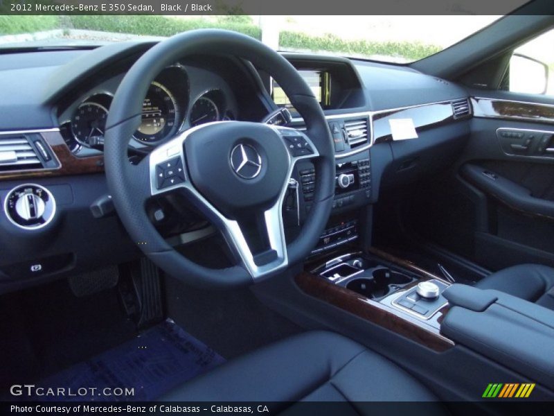 Black / Black 2012 Mercedes-Benz E 350 Sedan