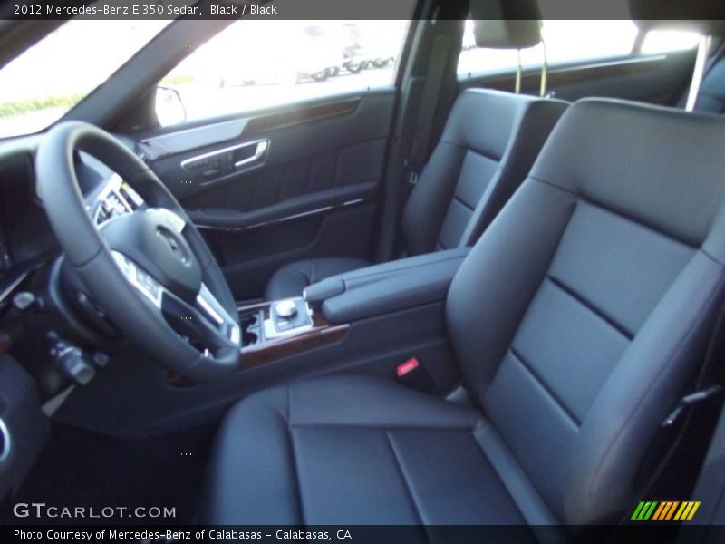 Black / Black 2012 Mercedes-Benz E 350 Sedan