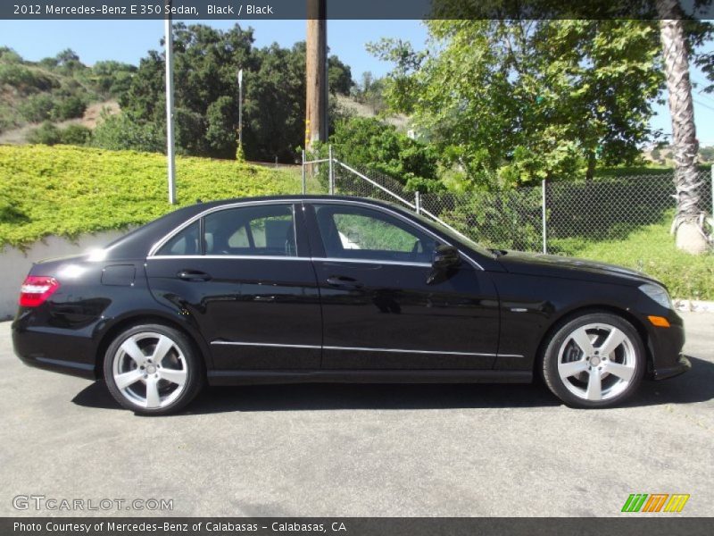 Black / Black 2012 Mercedes-Benz E 350 Sedan