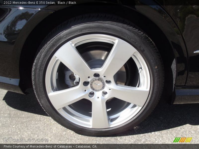 Black / Black 2012 Mercedes-Benz E 350 Sedan