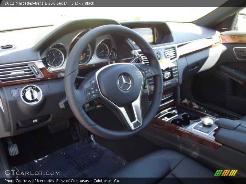 Black / Black 2012 Mercedes-Benz E 350 Sedan