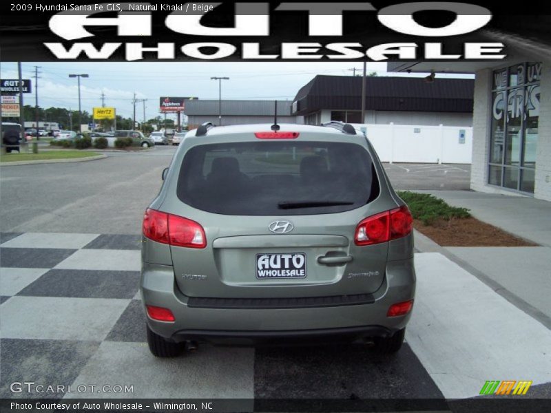 Natural Khaki / Beige 2009 Hyundai Santa Fe GLS