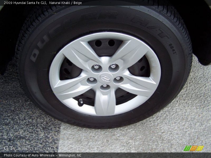 Natural Khaki / Beige 2009 Hyundai Santa Fe GLS
