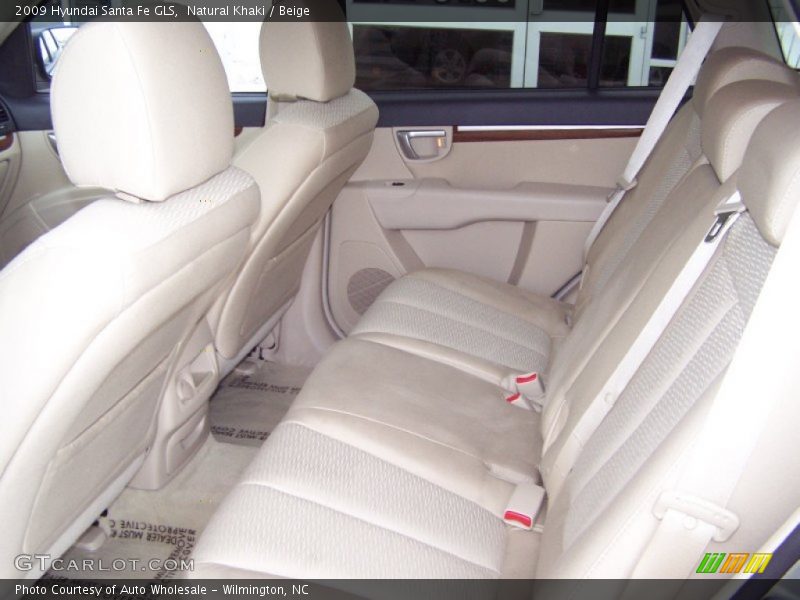 Natural Khaki / Beige 2009 Hyundai Santa Fe GLS