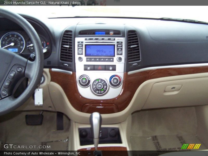 Natural Khaki / Beige 2009 Hyundai Santa Fe GLS
