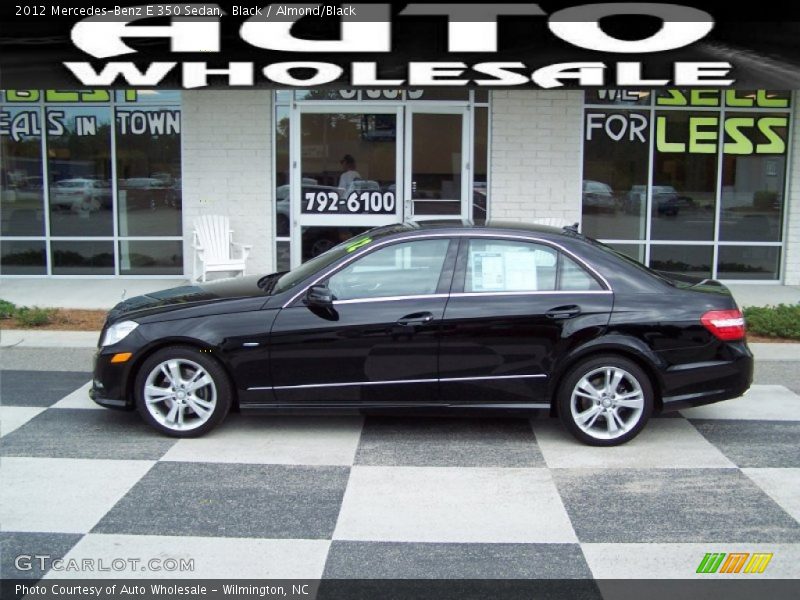 Black / Almond/Black 2012 Mercedes-Benz E 350 Sedan