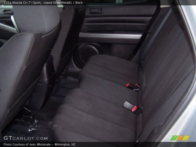 Liquid Silver Metallic / Black 2011 Mazda CX-7 i Sport