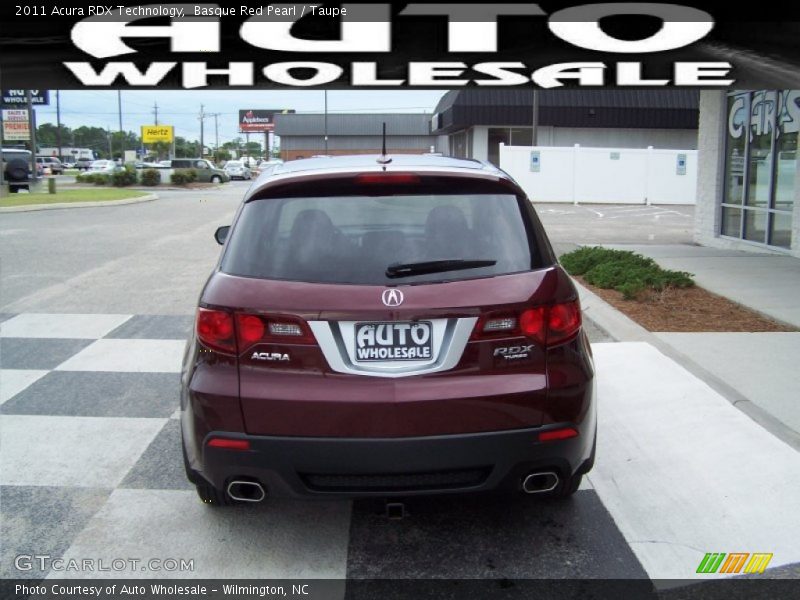 Basque Red Pearl / Taupe 2011 Acura RDX Technology