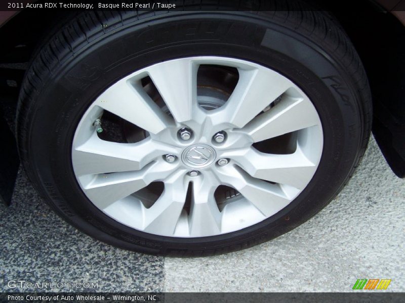 Basque Red Pearl / Taupe 2011 Acura RDX Technology
