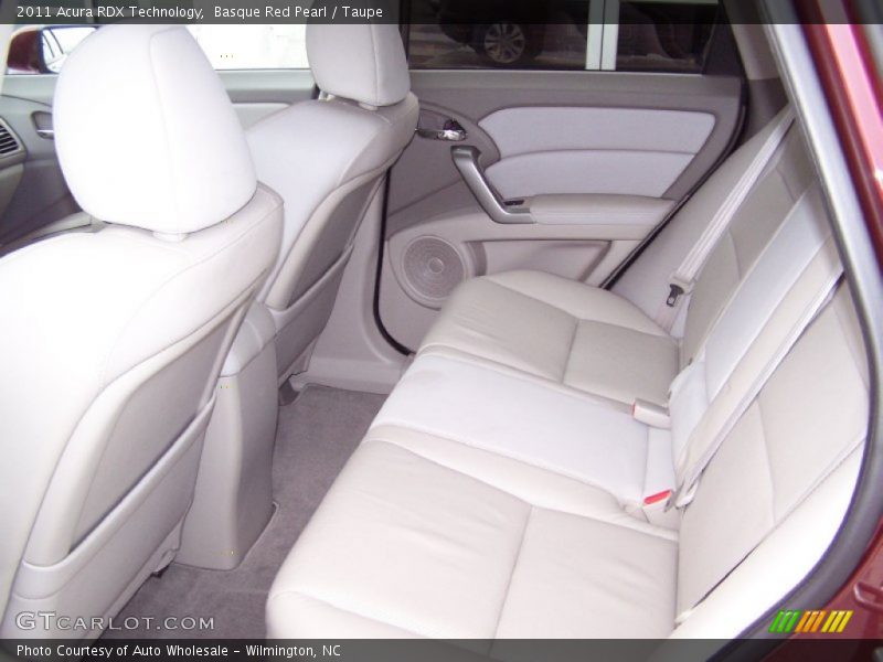 Basque Red Pearl / Taupe 2011 Acura RDX Technology