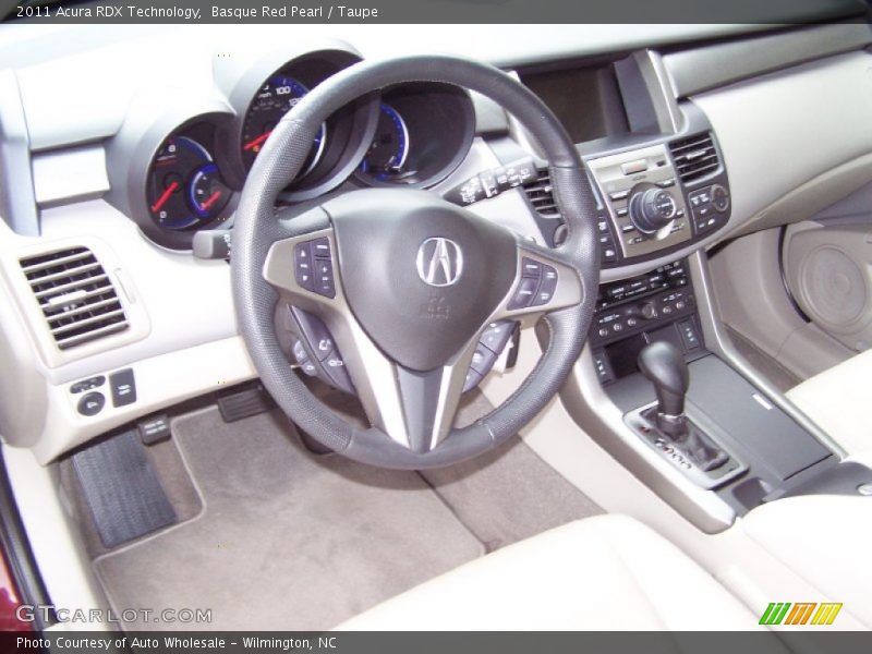 Basque Red Pearl / Taupe 2011 Acura RDX Technology