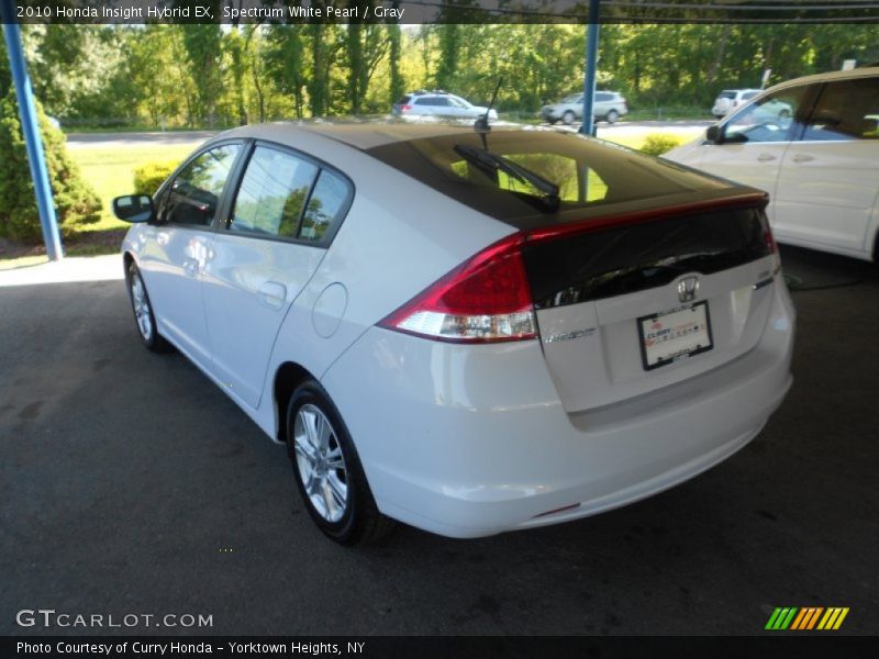 Spectrum White Pearl / Gray 2010 Honda Insight Hybrid EX