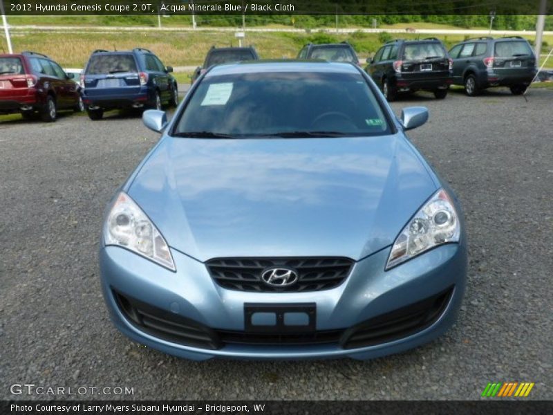 Acqua Minerale Blue / Black Cloth 2012 Hyundai Genesis Coupe 2.0T