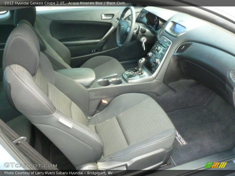 Acqua Minerale Blue / Black Cloth 2012 Hyundai Genesis Coupe 2.0T