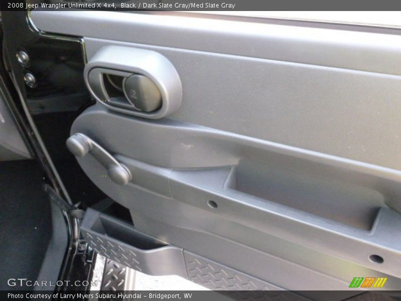 Black / Dark Slate Gray/Med Slate Gray 2008 Jeep Wrangler Unlimited X 4x4