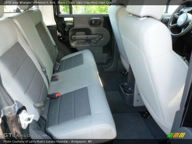 Black / Dark Slate Gray/Med Slate Gray 2008 Jeep Wrangler Unlimited X 4x4