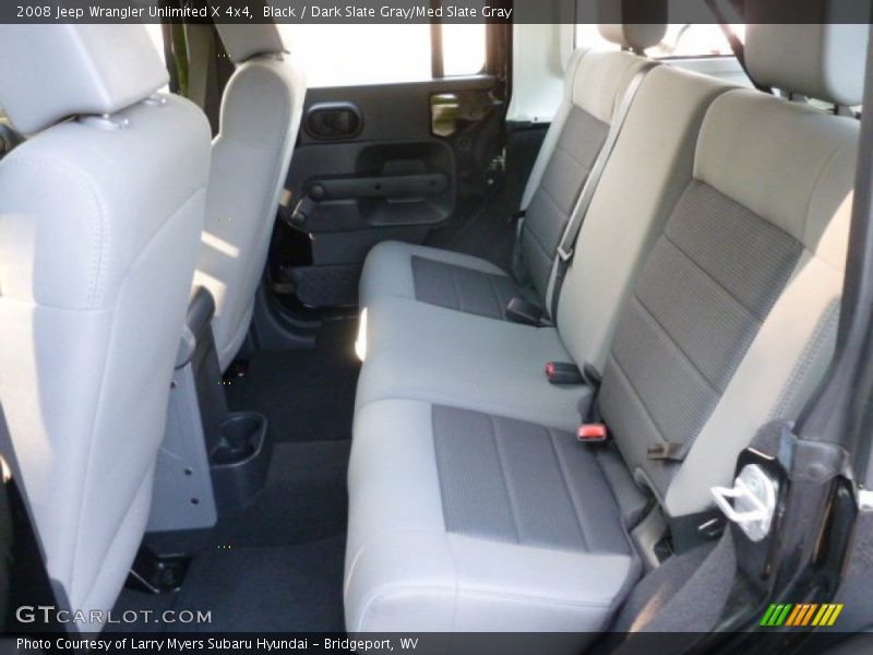 Black / Dark Slate Gray/Med Slate Gray 2008 Jeep Wrangler Unlimited X 4x4