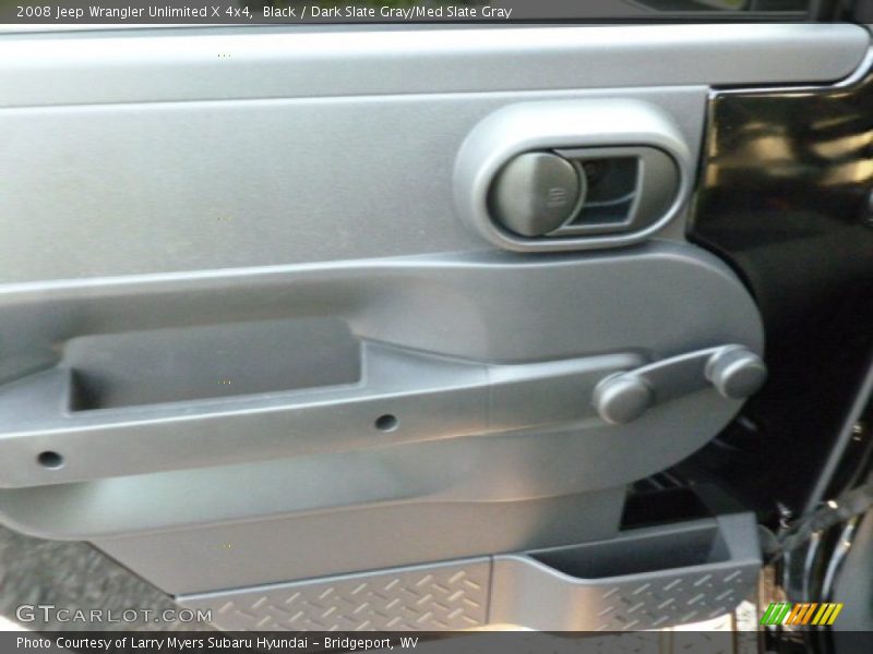 Black / Dark Slate Gray/Med Slate Gray 2008 Jeep Wrangler Unlimited X 4x4