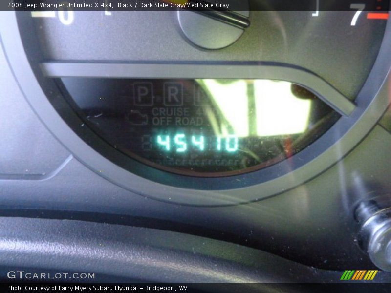 Black / Dark Slate Gray/Med Slate Gray 2008 Jeep Wrangler Unlimited X 4x4