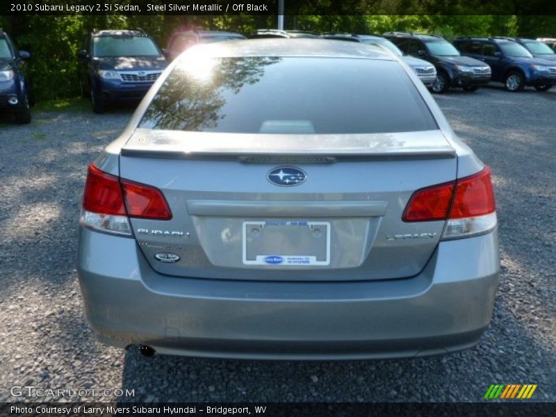 Steel Silver Metallic / Off Black 2010 Subaru Legacy 2.5i Sedan