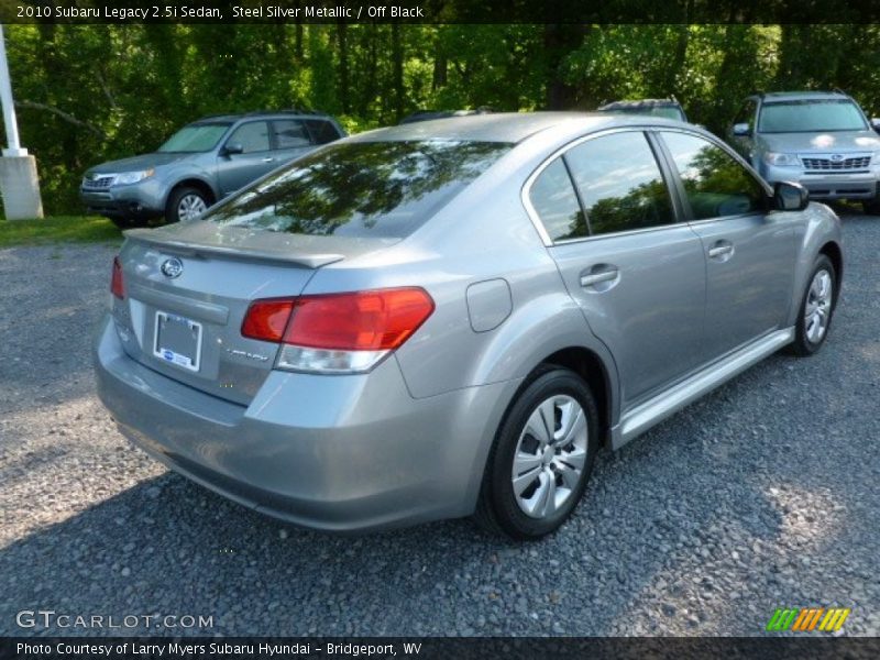 Steel Silver Metallic / Off Black 2010 Subaru Legacy 2.5i Sedan